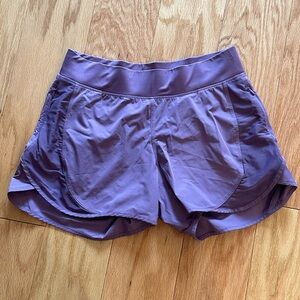 Hylette Purple Running Shorts XS